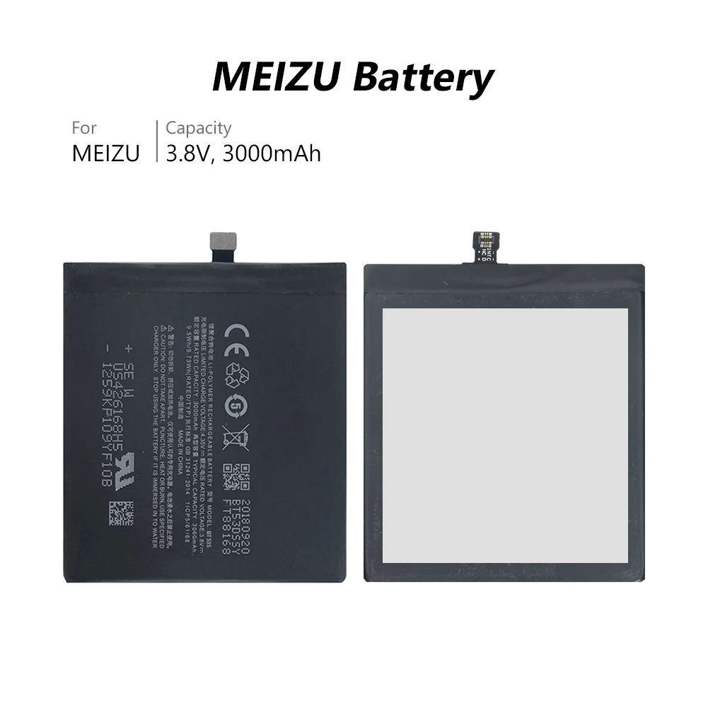 

Оригинальный высококачественный аккумулятор для замены BT53 BT53S для Meizu Pro 6 M570M M570Q M570H / Pro 6S Pro6S M570C