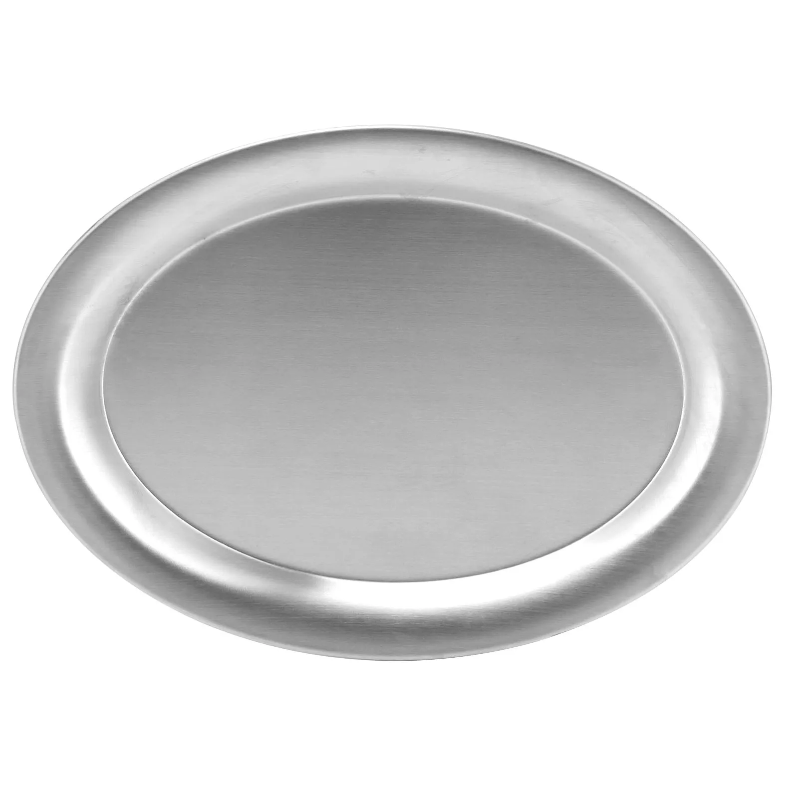 

Stainless Steel Dish Small Oval Food Dish Multi-Function Fruit Snack Dish for Kitchen Use