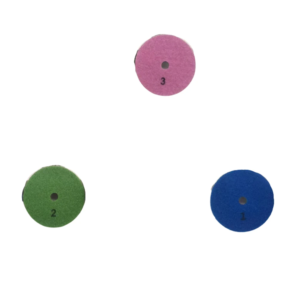 

4pcs Polishing Pad Flexible Grinding Disc for Marbles Stone Glass Granite Tools Supply Polish Parts Pads Green