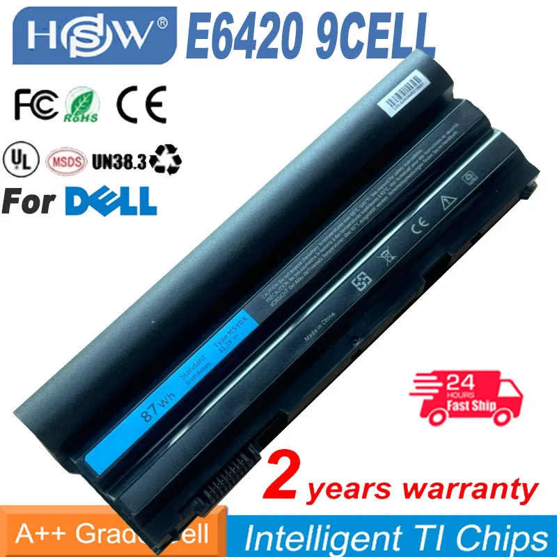 Новый аккумулятор для ноутбука 11 1 В 87WH N3X1D Dell Latitude E5420 E5430 E5520 E5530 E6420 E6520 E6430 E6440 E6540