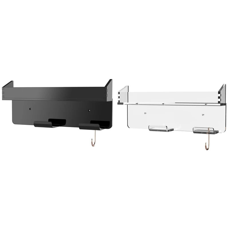 

Hairdryer Holder Wall Mounted Storage Rack Bathroom Shelf Hair Dryer Universal