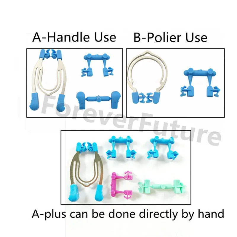 

Dental Sectional Contoured Matrix Clamp with Replacement Part Matrix Ban Clip
