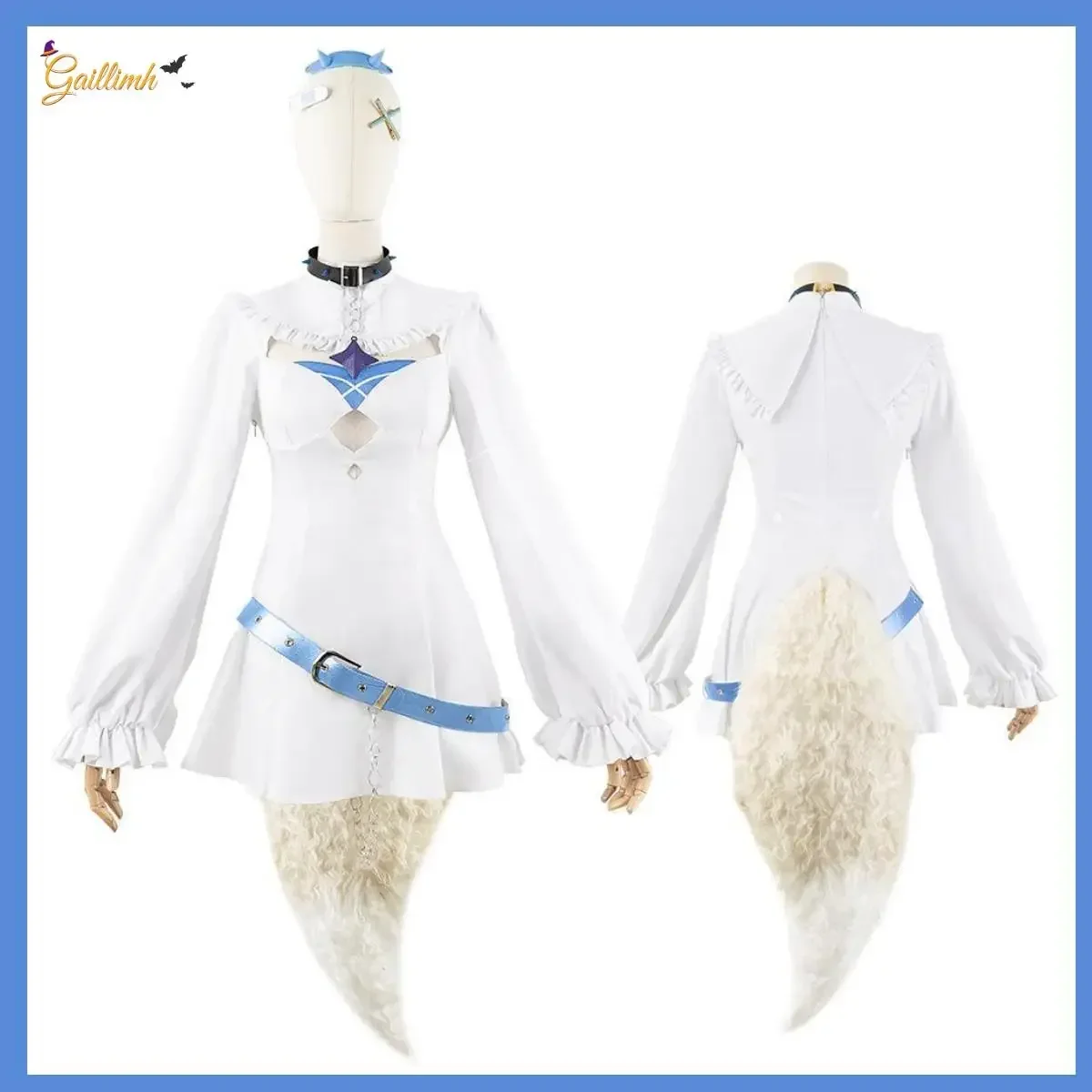 Костюм для косплея Fuwawa &amp Mococo из аниме втубер бездны костюмы Hololive EN Advent 3rd Generation