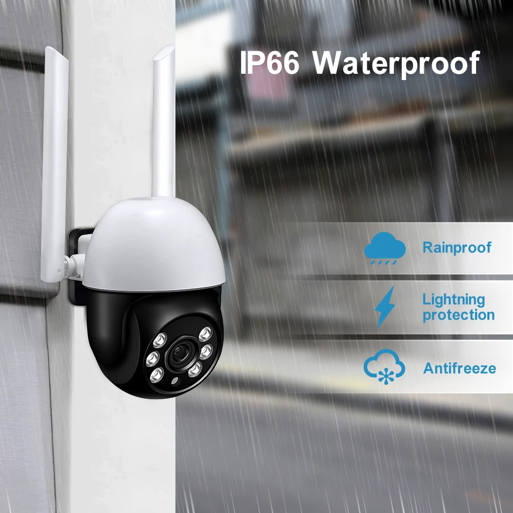 UniLook смарт-камера купольная HD WiFi 3MP CCTV камера ночного видения наружная IP P2P мини