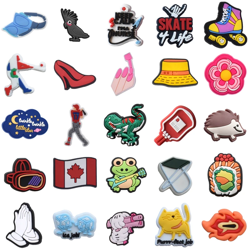 

Kids Women Charm Para Pins Wholesale Bulk Boy Girl Set Jeans Packs Gifts Men Shoes Accessories Decorations for Crocs Shoe Charms