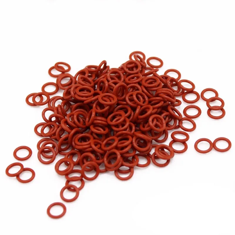 CS 3 мм OD 10 ~ 100 VMQ O Ring кольца из силиконового каучука водонепроницаемая шайба