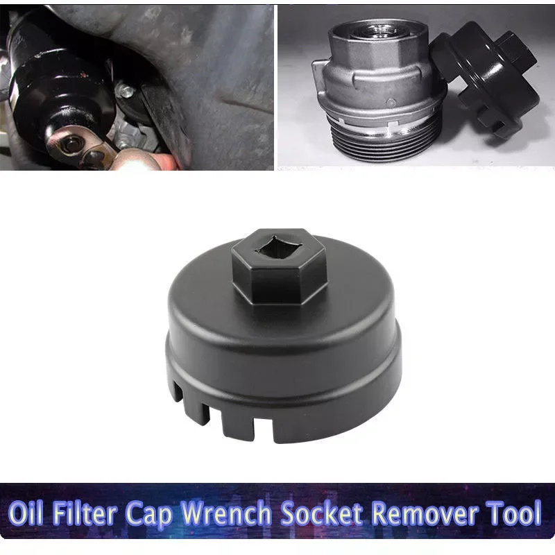

Car Oil Filter Wrench Cap Housing Tool Remover Flutes for TOYOTA Repair Tools Adjustable Automobiles Accessories