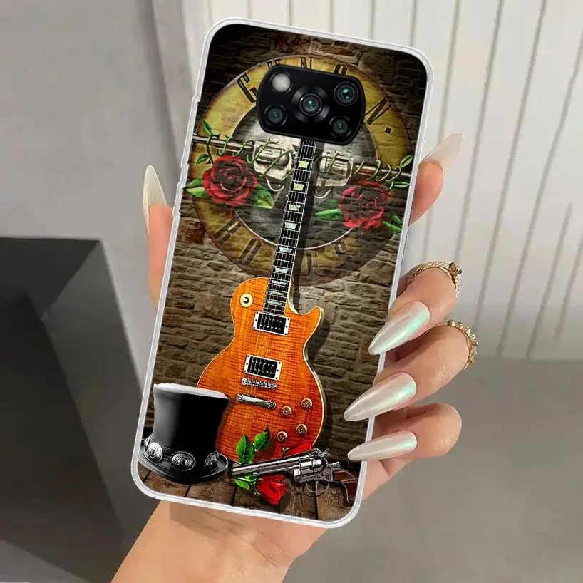 Чехол для телефона Guns N Roses Good Time Xiaomi Poco X6 X5 X4 X3 Nfc F6 F5 F4 GT F3 F2 Pro F1 M5S M4 M3