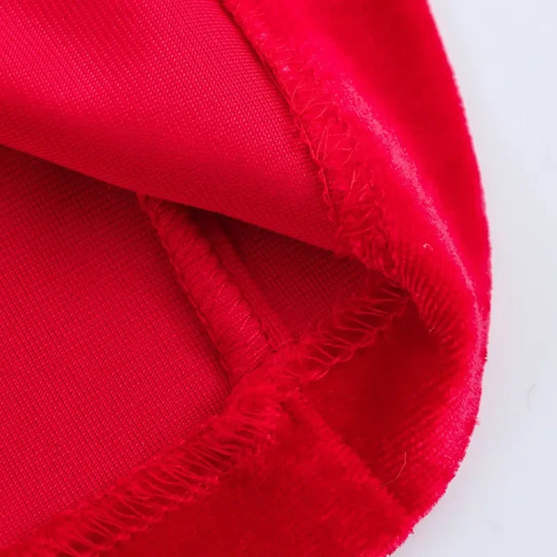 TRAF Элегантные вечерние платья Женское платье Красные с лямкой на шее Женские