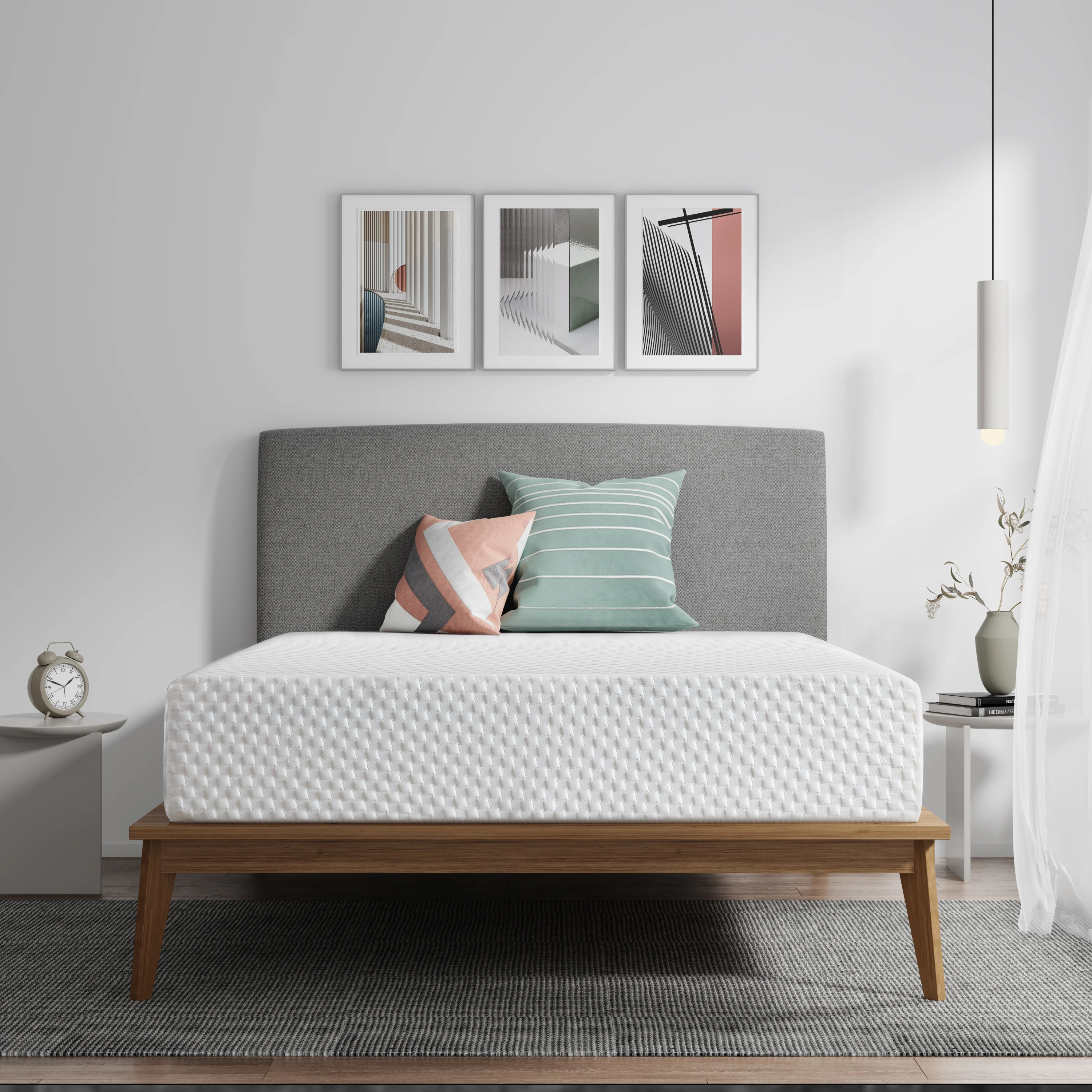[Flash Sale]12/10/8/6 Inches Gel Memory Foam Mattress King/Queen/Full/Twin Size[US-W]