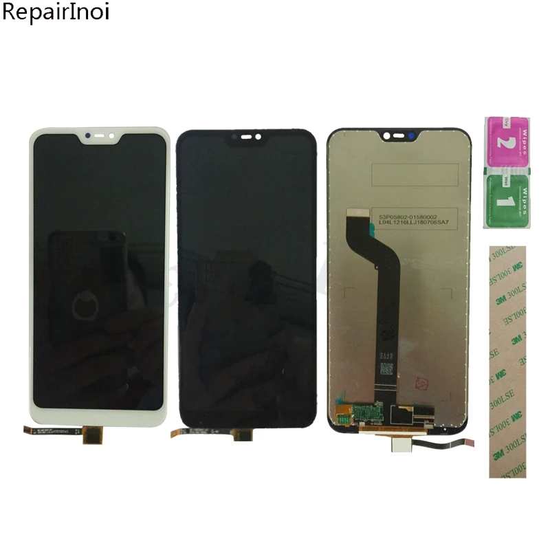 

5,84 "Новый протестированный ЖК-дисплей для Redmi 6 Pro, ЖК-дисплей с сенсорным экраном и дигитайзером для Xiaomi A2 Lite, ЖК-дисплей в сборе