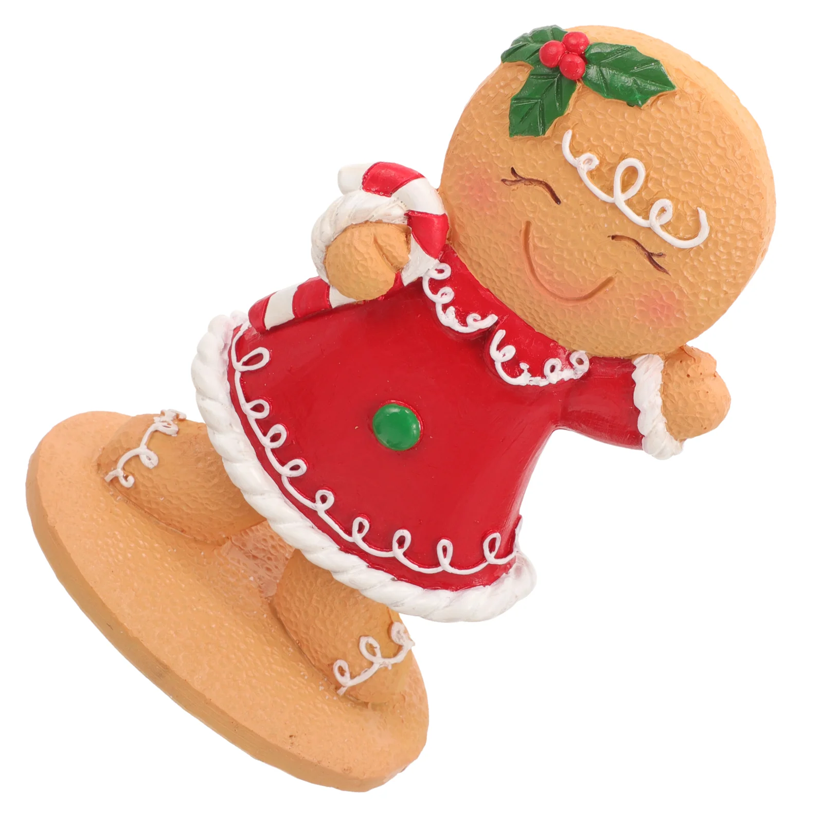 

Desktop Christmas Gingerbread Man Ornament Xmas Festival Table Decoration