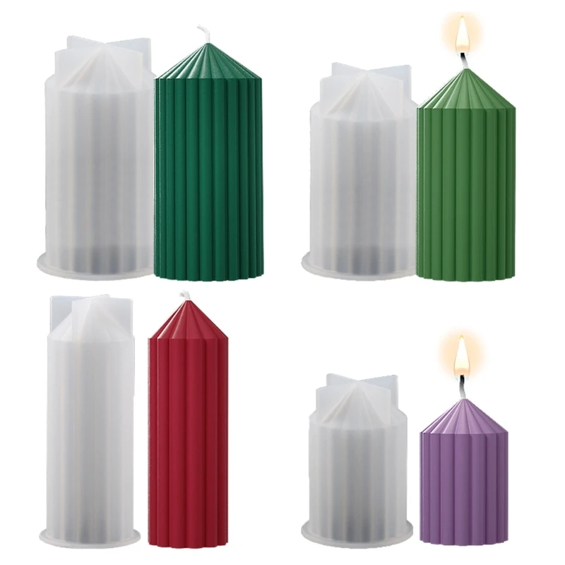 

Цилиндрическая форма A0KD для свечей, силиконовая форма для свечей, форма для мыла