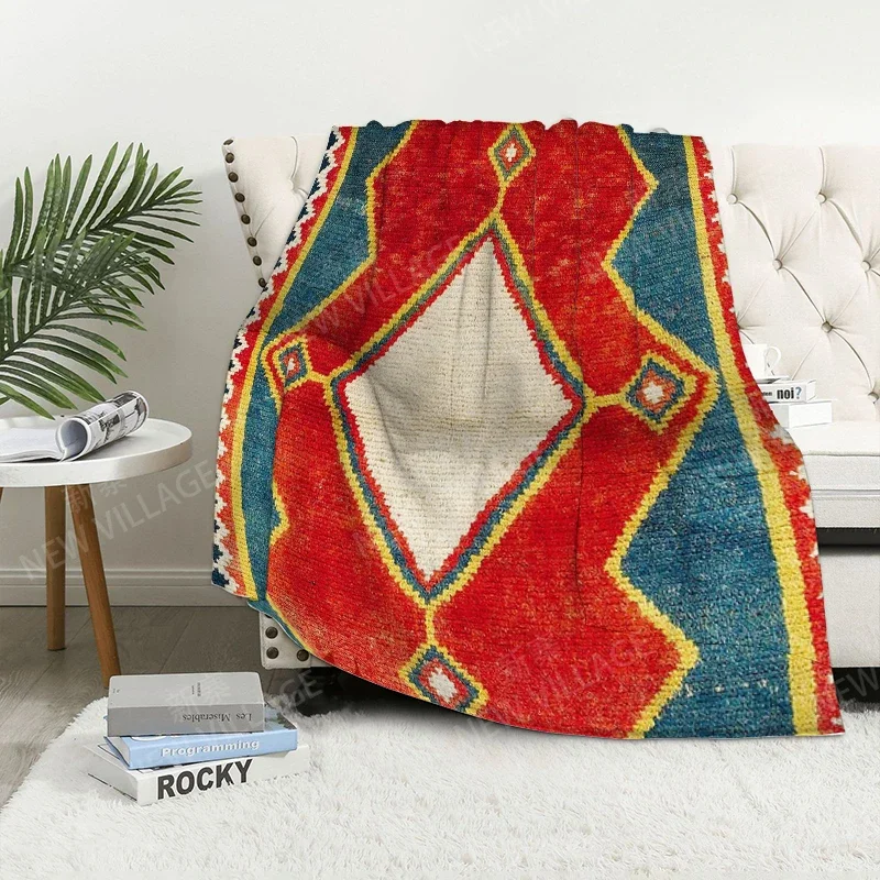 Клетчатый диван для колена одеяло теплое зимнее покрывало кровати декоративное