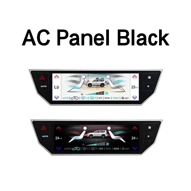 

8.2-дюймовая панель воздушного климата, панель переменного тока, авто для Toyota Land Cruiser Prado 150 2018-2023, управление кондиционером, сенсорный ЖК-экран