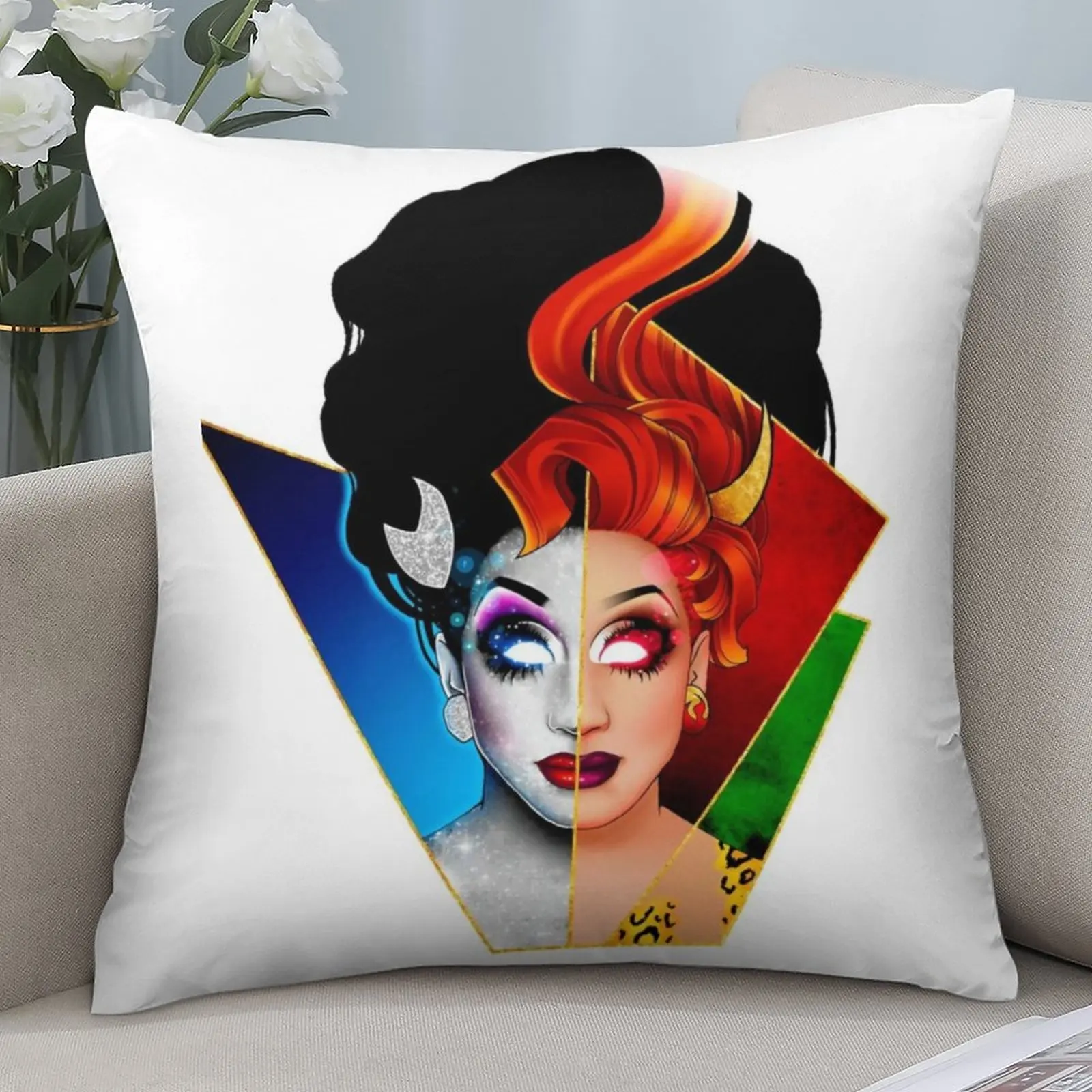 Чехол Bianca Del Rio для подушки чехол Drag Queen летний Ретро из полиэстера на молнии