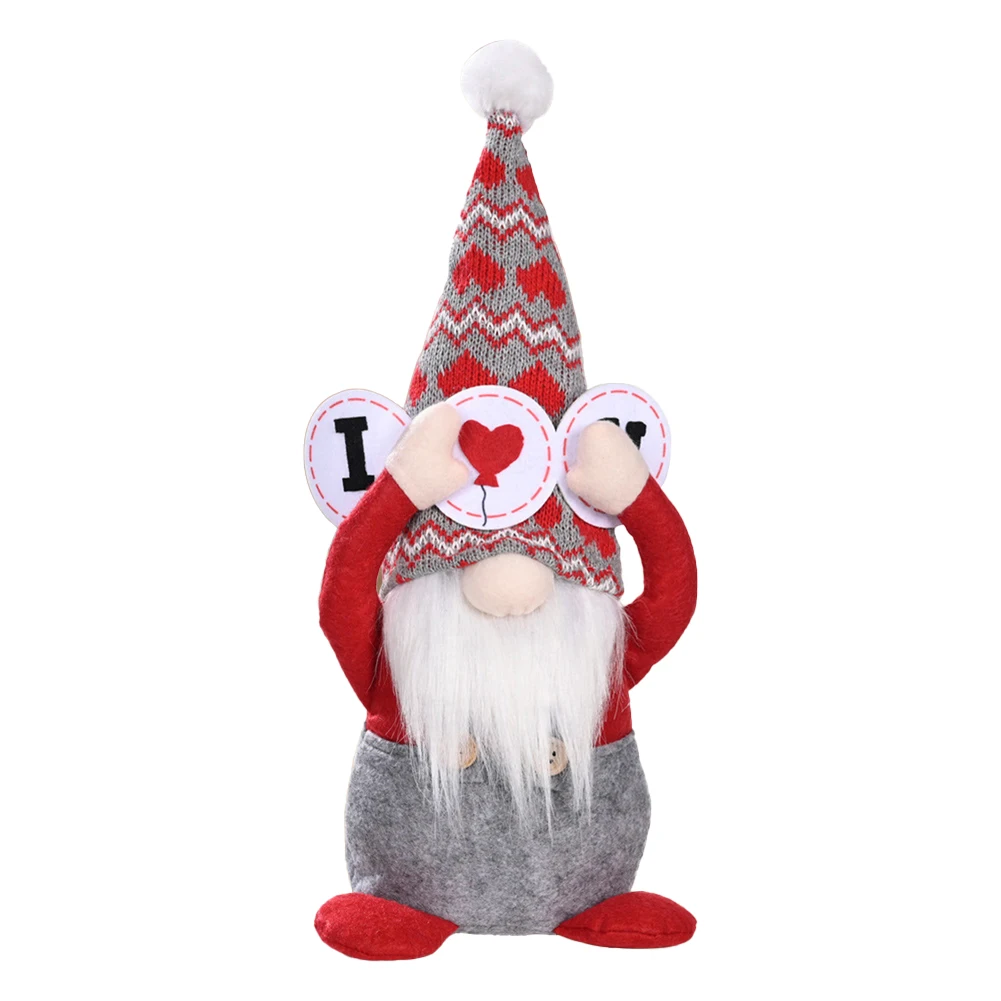 

Gnome Plush Doll Valentines Day Decor Christmas New Year Gift Crafts Handmade Gifts Handmade Ornaments Home Decor