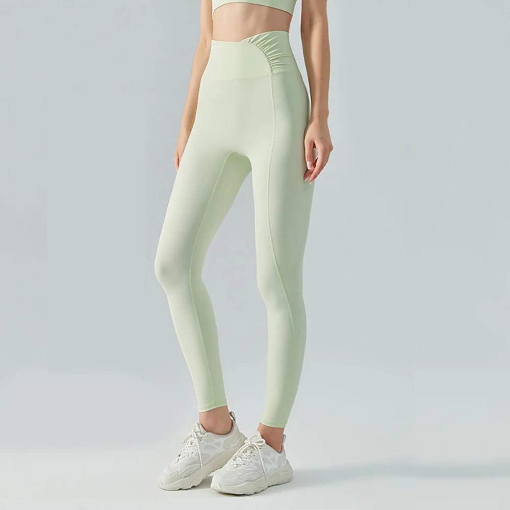 Vnazvnasi New Sport Leggings For Women Yoga Pants High Waist Hip Lift Trousers Gym Push Up Sports Running Fitness Leggings Women