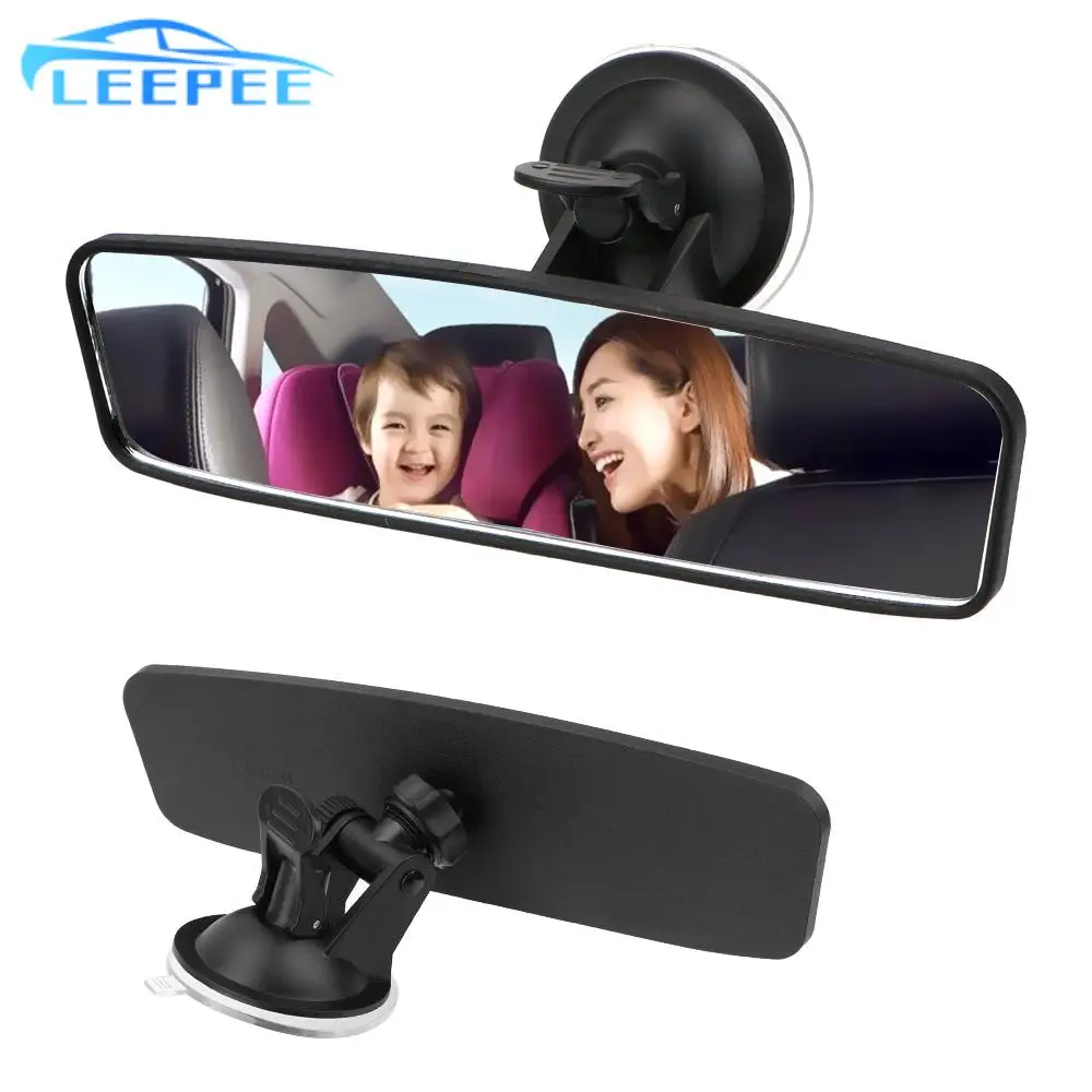 

Car-styling Adjustable Suction Cup Wide-angle Rearview Mirror Car Rear Mirror 360° Rotates Universal Interior Rear View Mirror