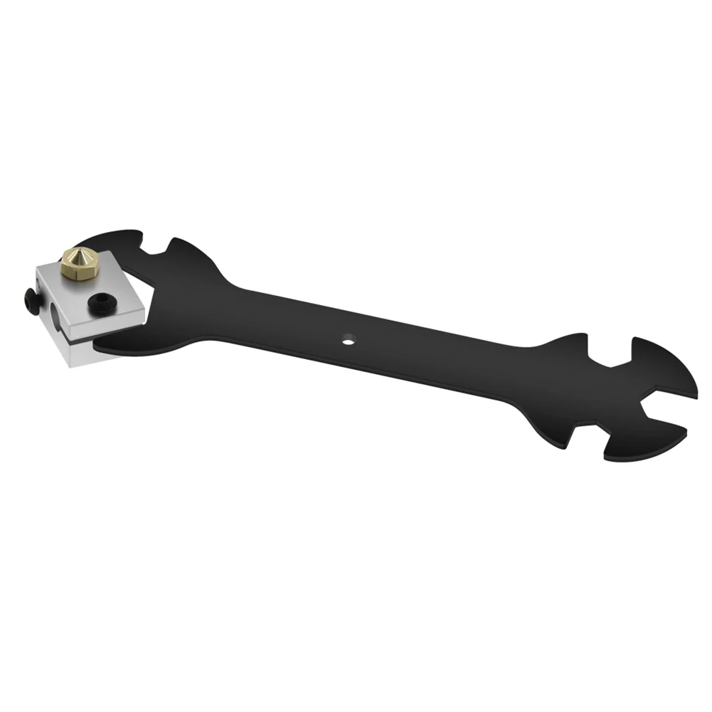

1pcs 5 IN 1 Nozzle Wrench Electrophoresis Spanner For MK8 MK10 Printer Nozzle Printer Parts Hand Tools 130*35*2mm