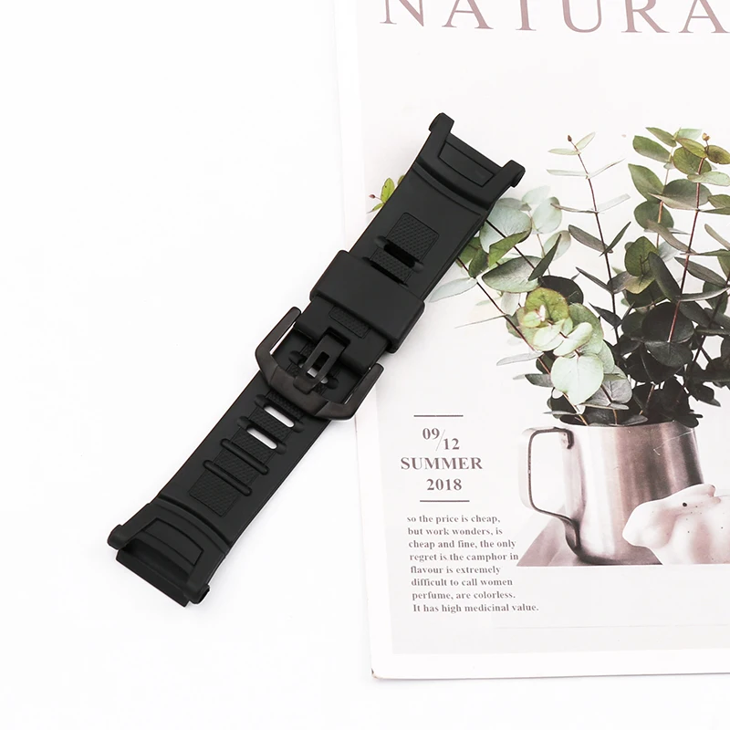 Resin strap suitable for Casio PRG-130 PRW-1500 3132 3135 Mountaineering series sports strap watch accessories