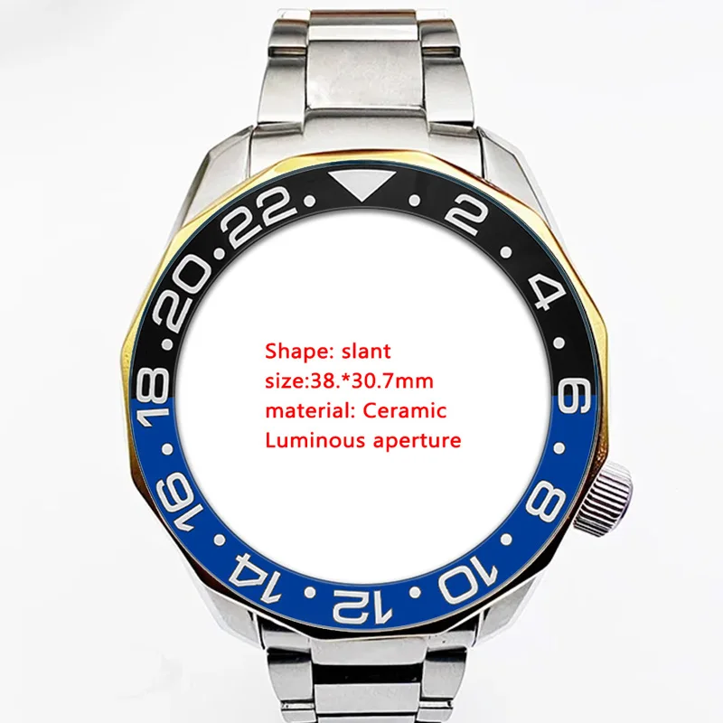 Керамическая светящаяся вставка безеля для часов 38 мм x 30 7 механических