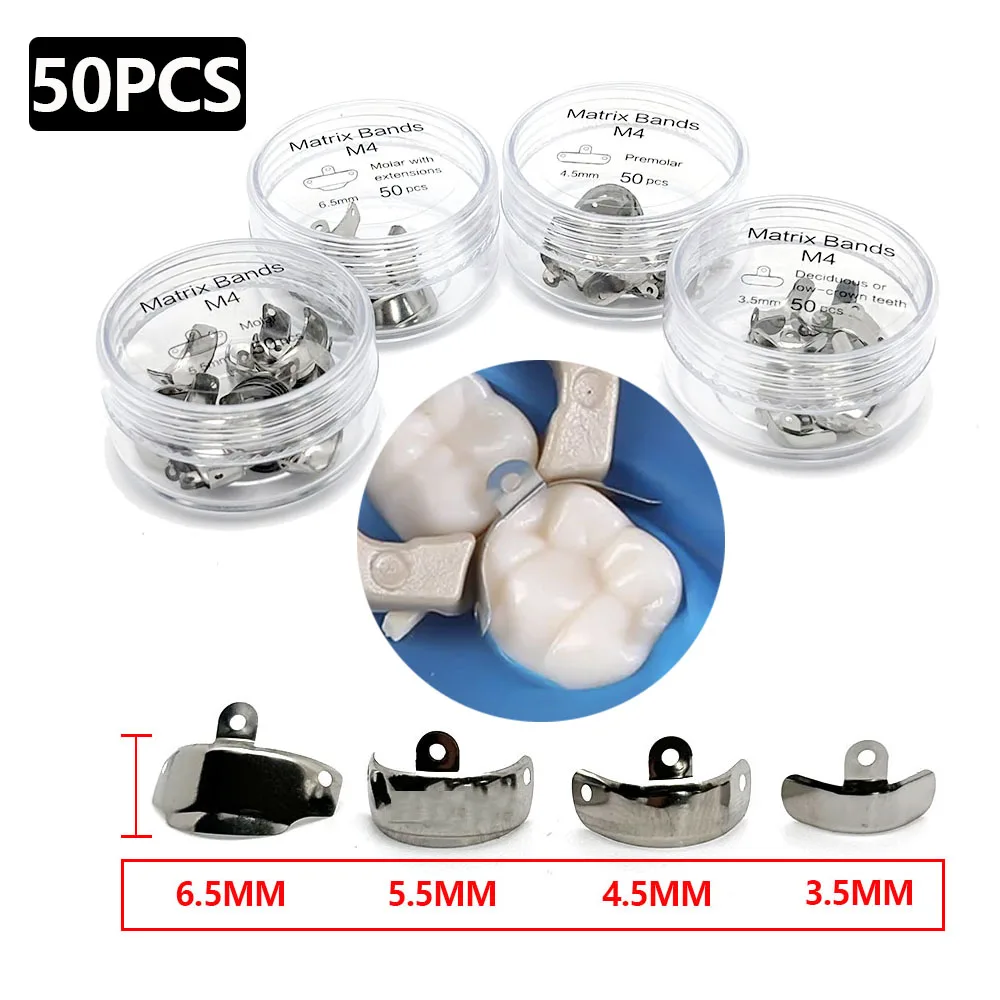 1 шт. стоматологические матричные ленты NITI металлические матрицы зажимное кольцо