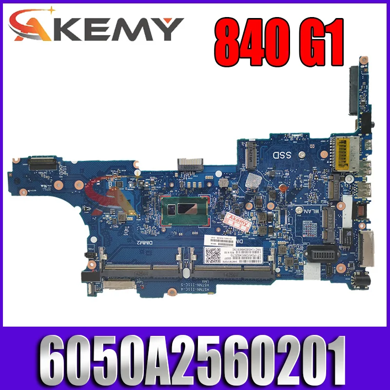

AKemy 730803-001 730803-501 Laptop motherboard For HP Elitebook 840 850 G1 i5-4200U/4300U/4310U Mainboard 6050A2560201-MB-A03
