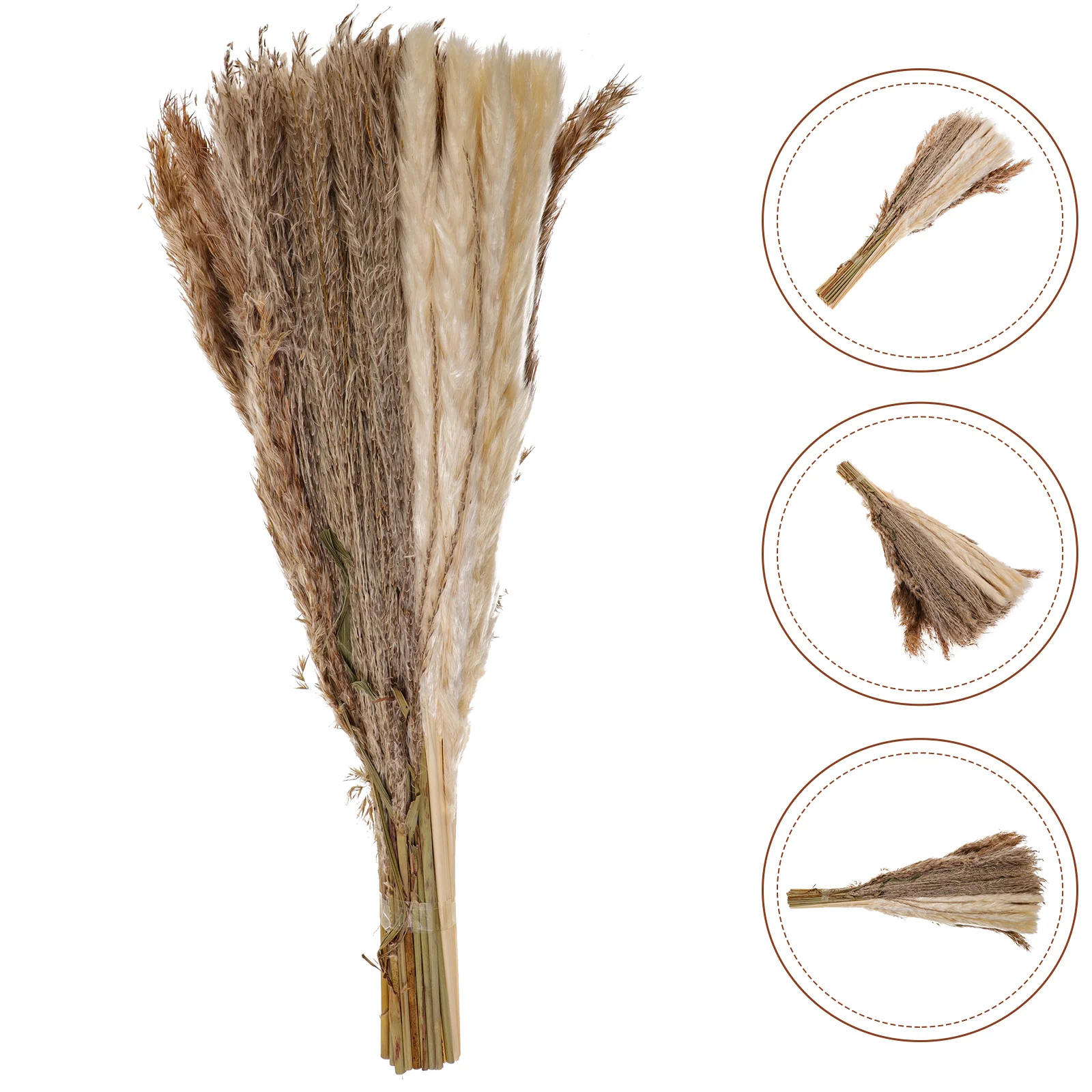 

1 Set Fake Pampas Grass Flower Arrangement Reed Artificial Bouquet Wedding Table Vase Decoration