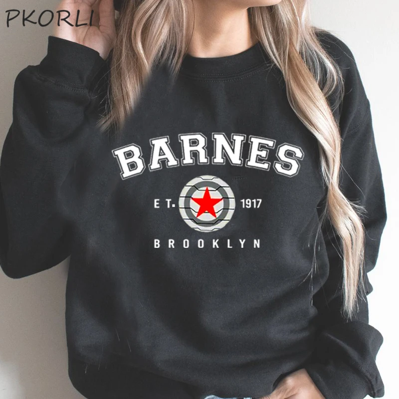 

Vintage Barnes 1917 Crewneck Sweatshirt Women Cotton Pullover Winter Soldier Oversized Hoodie Harajuku Round Neck Hooded Coat