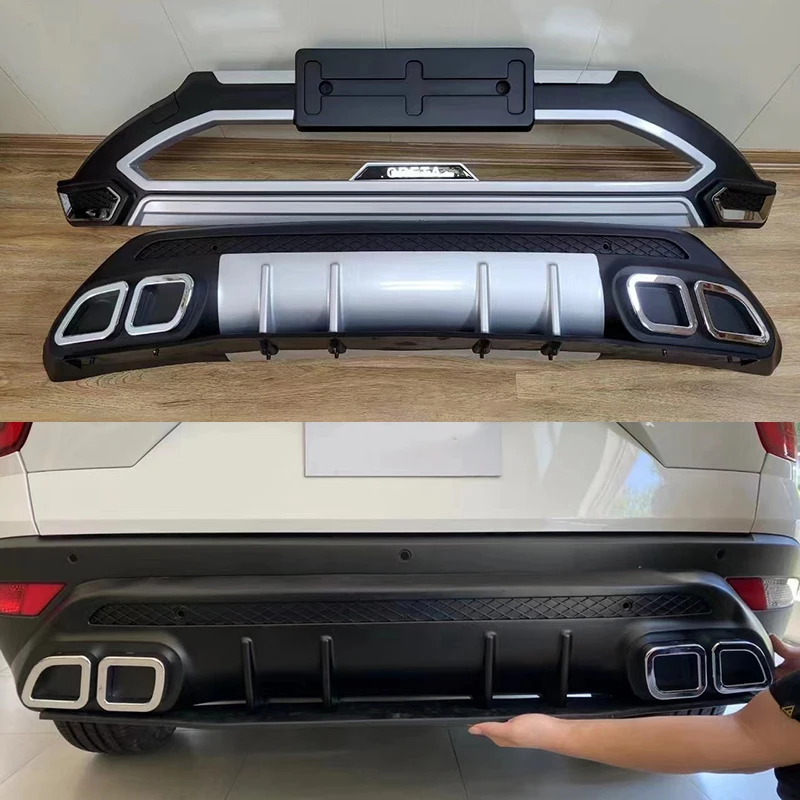 

Подходит для Hyundai creta 2022 высококачественные внешние аксессуары для бампера передние и задние бары модификация против столкновений