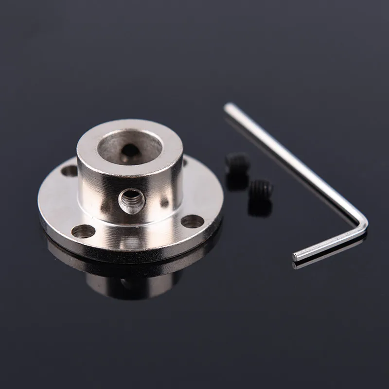 

Omni wheel Flange Coupling Aluminum alloy diameter 5 6 8 10mm 12 14 15 16 18 mm keyway coupling