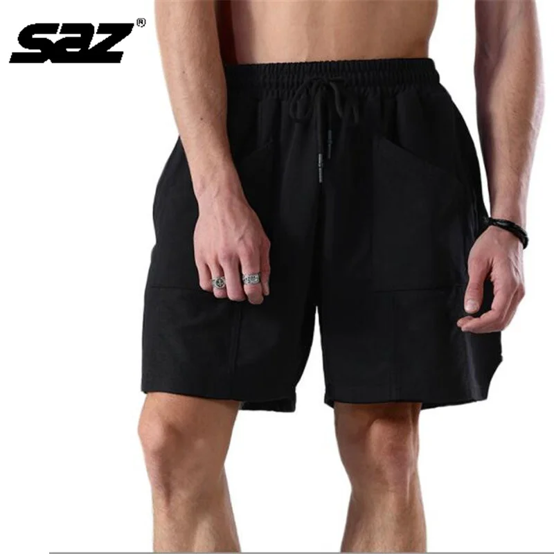 

Sazw 2022 New Summer Cotton Soft Shorts Men Casual Home Stay Men&#39s Running Shorts Sporting Men Shorts Jogging Short Pants Men