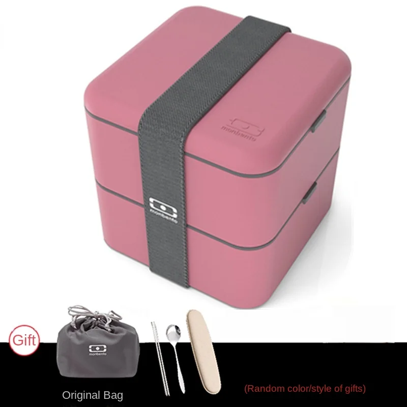 Двухъярусный Ланч-бокс Monbento французский стиль мужской с подогревом для