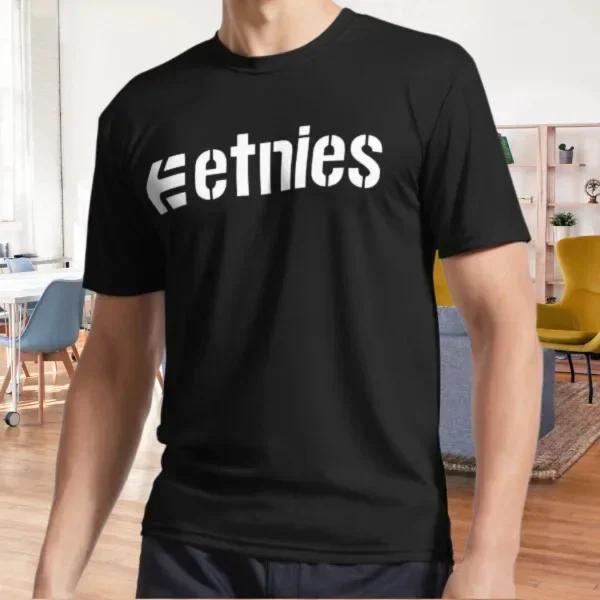 New Best Seller etnies Active T-Shirt Funny Logo Tee Men's Size S to XL