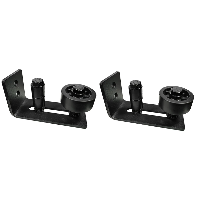 

2PCS Adjustable Floor Rails Sliding Door Floor Roller Rails, 8 Possible Variations For All Sliding Garage Doors