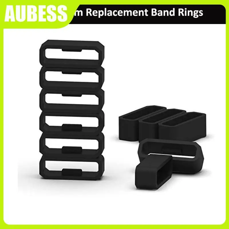 

26/22/20mm Watch Replacement Rubber Comfortable Watch Strap Keeper Safe Super Light Weight Holder Retainer Ring Silicone Soft