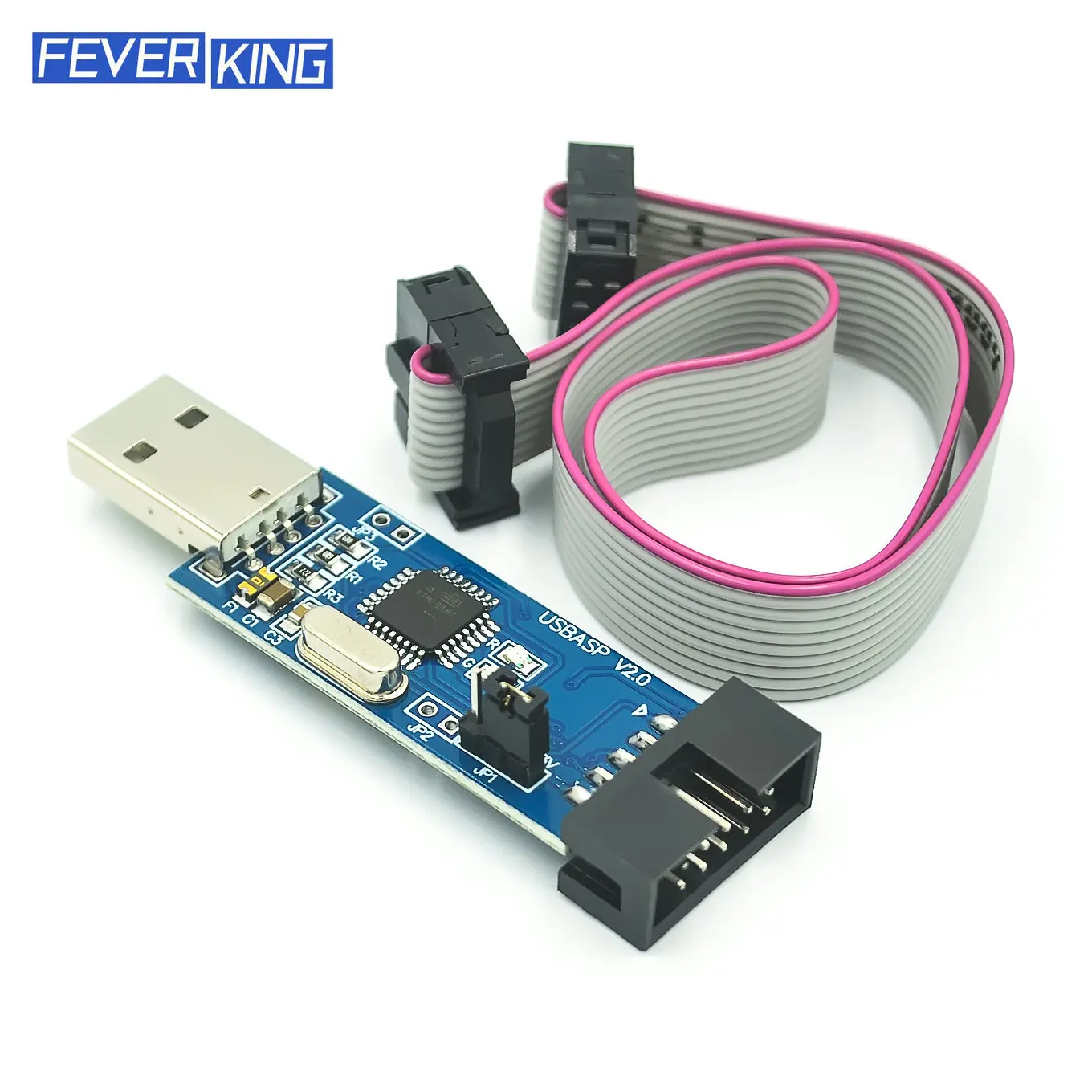 

USBASP USBISP AVR Programmer USB ISP USB ASP ATMEGA8 ATMEGA128 Support Win7 64K