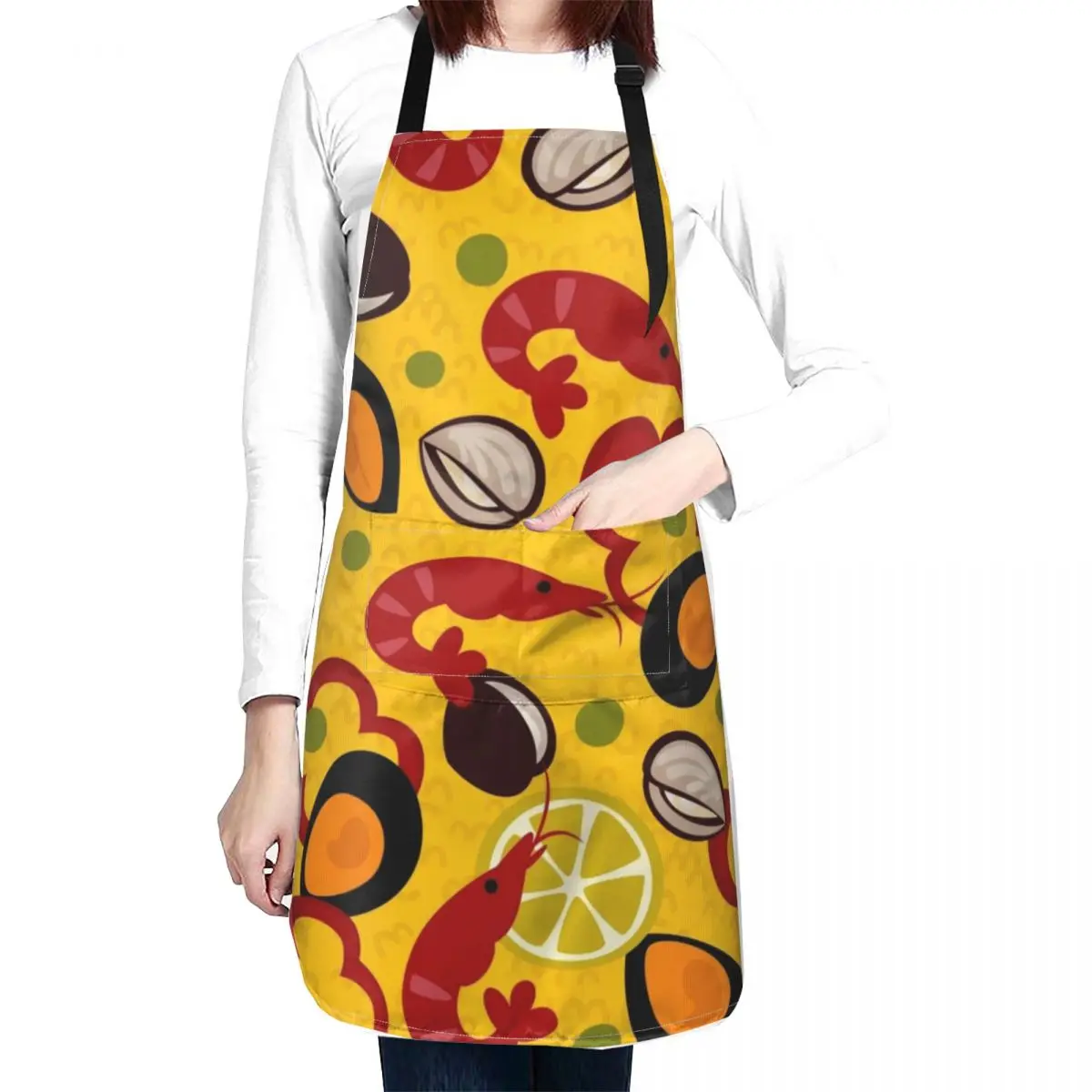 Фартук Paella кухонная ручка для планшетов