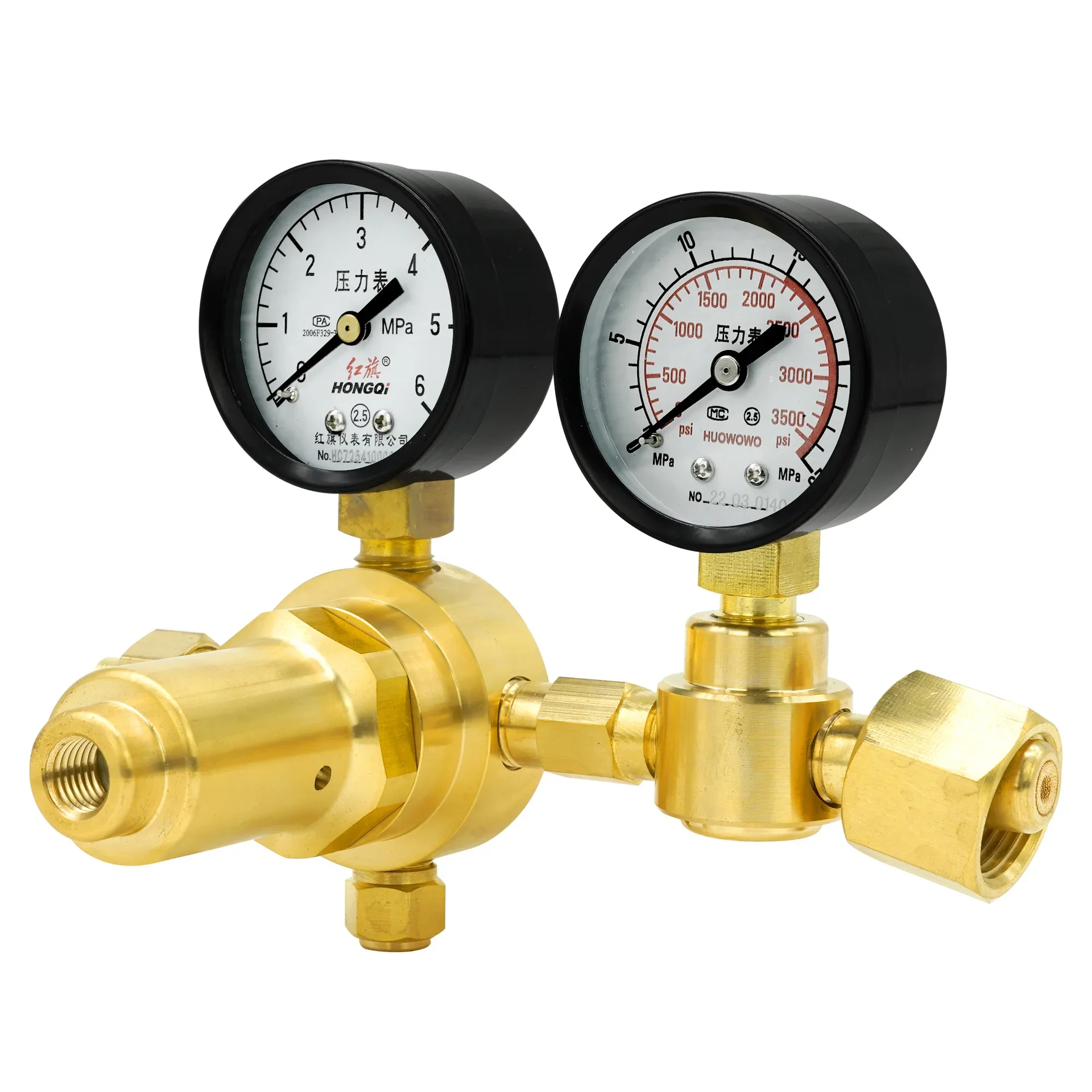 YQD-370 Редуктор давления азота высокого полностью медный водный гелиевый