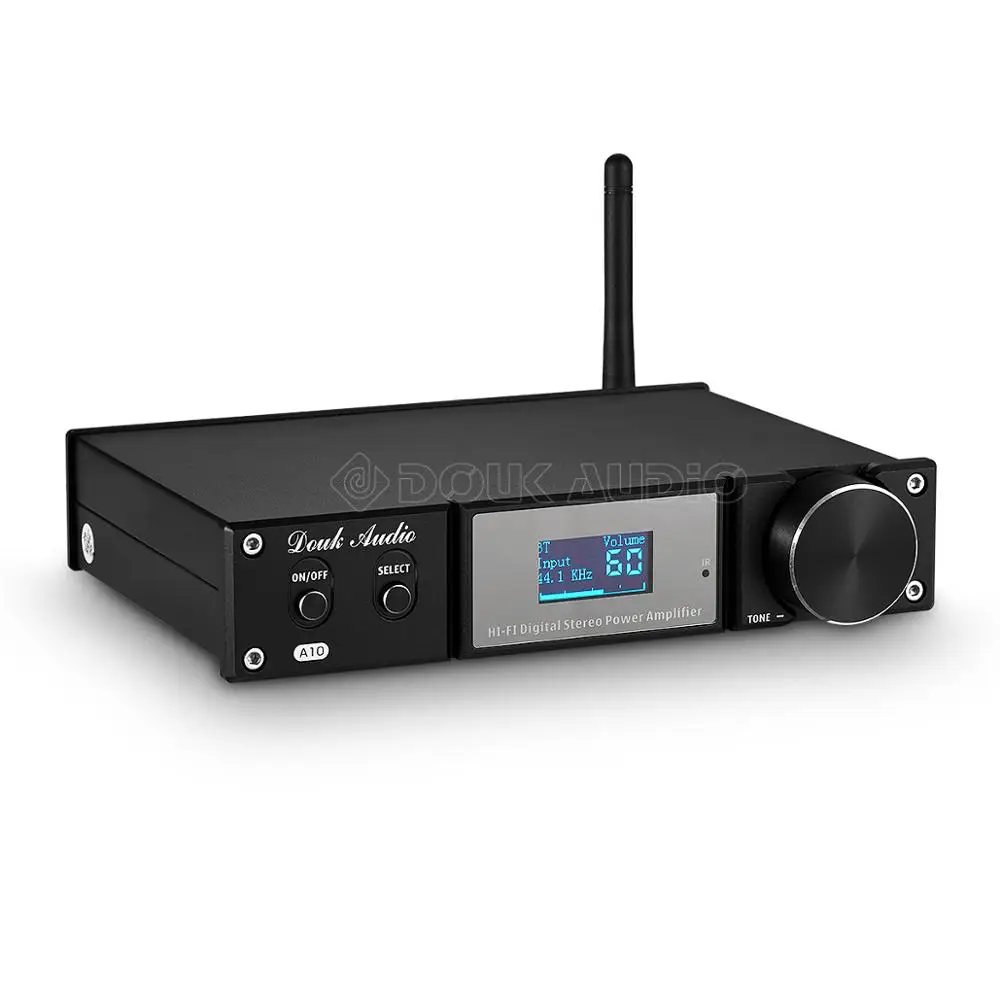 Цифровой усилитель Douk Audio HiFi Bluetooth 5 0/USB/OPT/COAX сабвуфер мощности DAC домашний