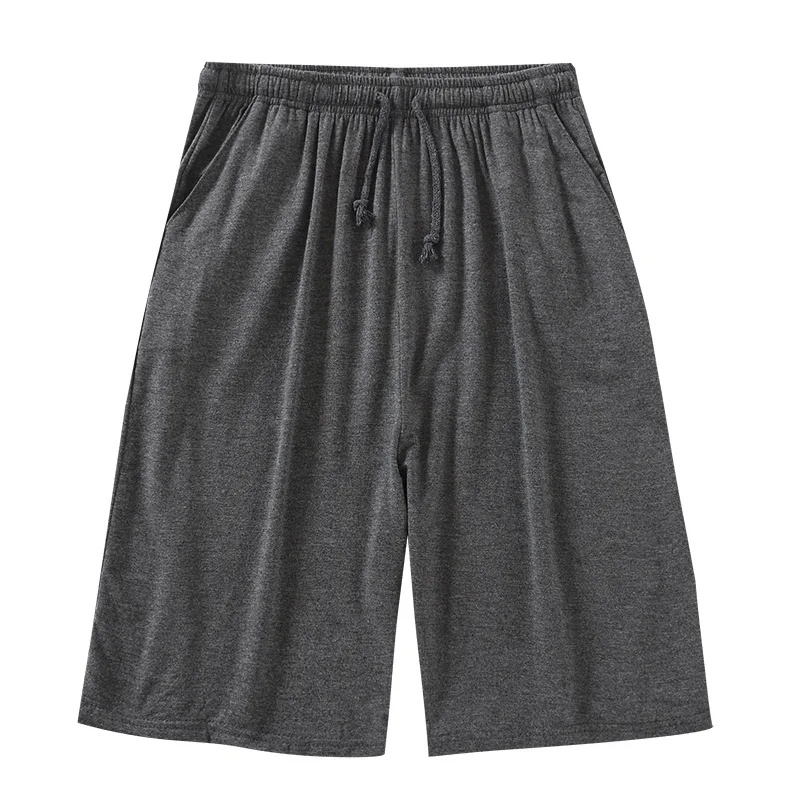 Pajamas Men's Shorts Summer Thin Five-point Home Shorts Loose and Casual Home Pants Pure Cotton Breathable and Soft Sleepwear