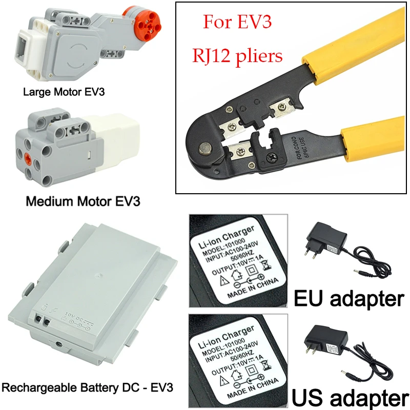 EV3 перезаряжаемая батарея постоянного тока большой фотоэлемент строительные