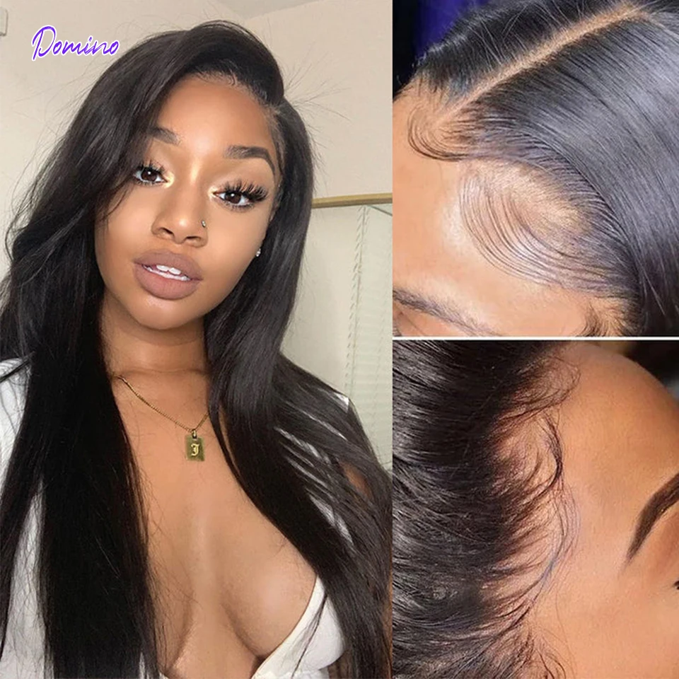 Straight Lace Front Wig 13x4 Hd Lace Frontal Wig 180 Density Brazilian Hair 30 Inch Bone Straight Human Hair Wigs For Women