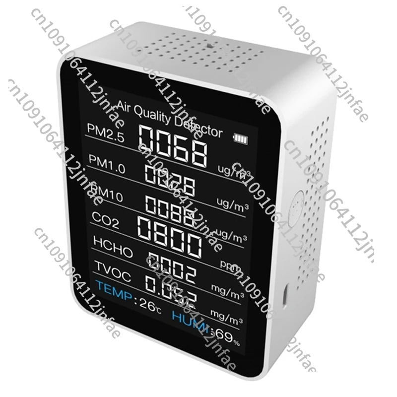 Многофункциональный прибор CO2 8 в 1 детектор газа измеритель температуры и