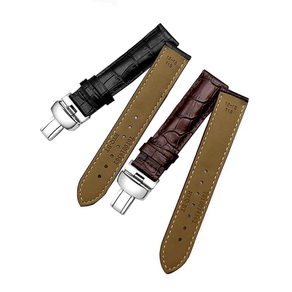 Handmade Genuine Leather watch band 19mm 20mm 21mm 22mm for Tissot Lilock Curved Strap Belt 1853 Substitute for T41 High Quality
