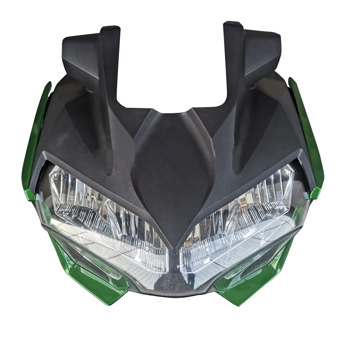 

Motorcycle Headlight + Front Head Cowl Upper Nose Fairing for KAWASAKI Z400 2018-2022