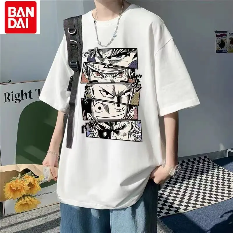 

Summer New One Piece Cotton Short-sleeved Simple Casual Loose Round Neck Student T-shirt