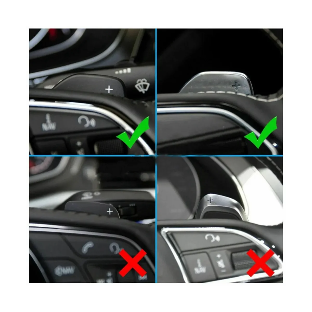 Рулевое колесо переключения для Audi A4 B8 A3 8P S3 A5 A6 S6 C6 Q5