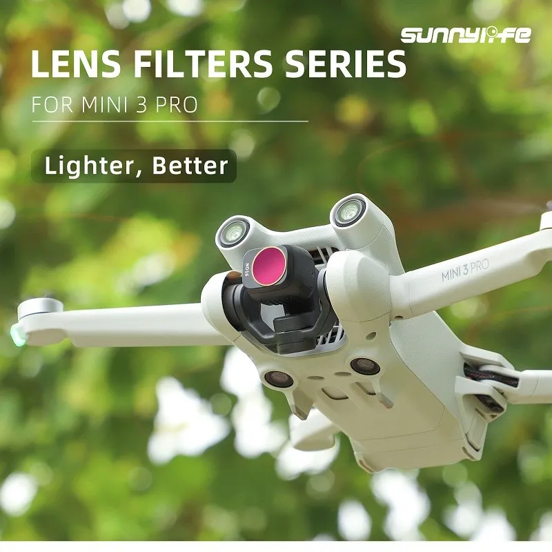 

Sunnylife DJI Mini 3 Pro Filter Adjustable CPL ND16 Polarizer ND8/PL Accessories for DJI Mini 3 Pro Drone